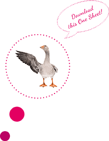 Download this one sheet (goose waving)